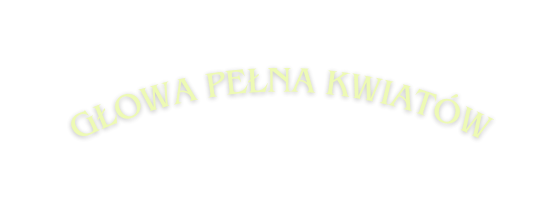 Głowa pełna kwiatów